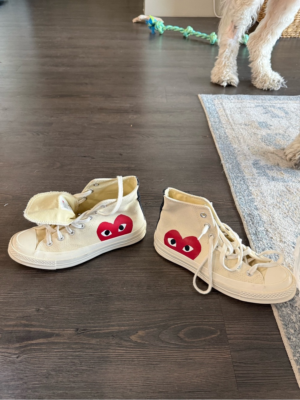 CdG PLAY x Converse Women's Chuck Taylor All Star Peek-A-Boo High-Top Sneakers